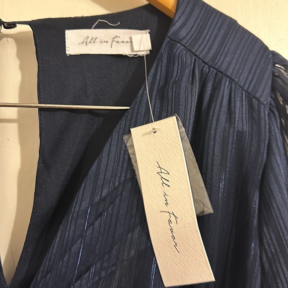 All in Favor shimmery romper - Picture 4 of 7